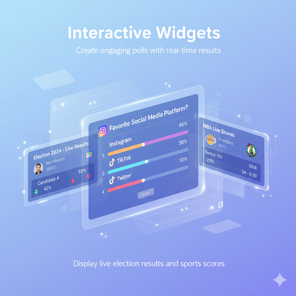 Interactive Widgets